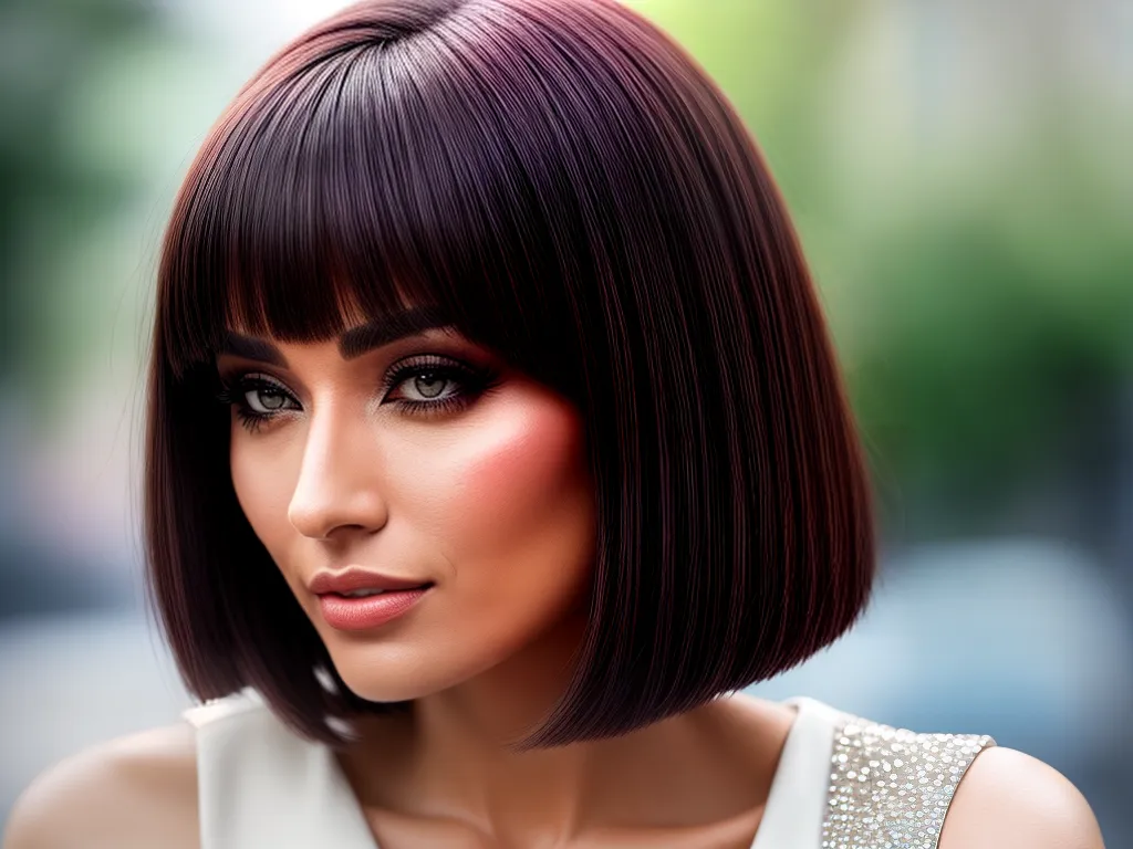 Fotos mulher corte cabelo bob chic