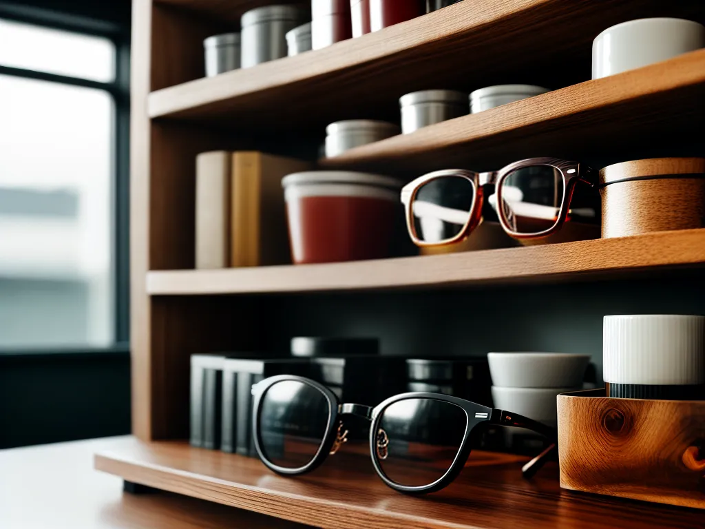 Fotos oculos estilosos armazenamento organizado