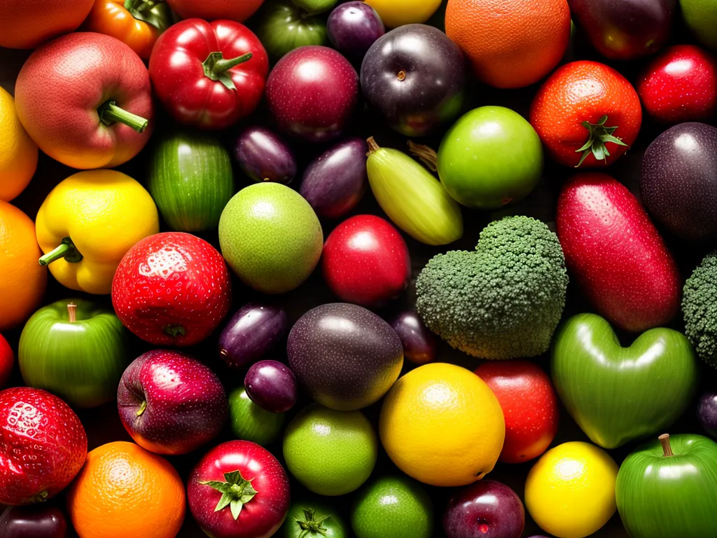 Prevenção de Problemas Cardíacos: A Terapia das Cores 4 Fotos prato colorido frutas legumes saude 1