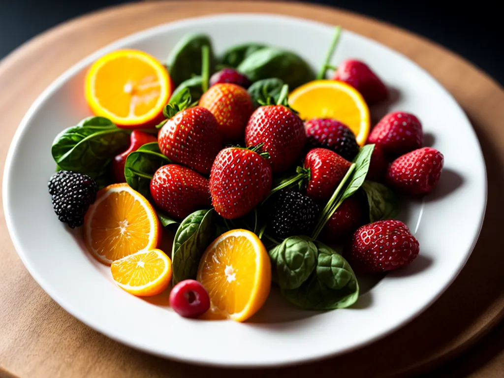 Prevenção de Problemas Cardíacos: A Terapia das Cores 1 Fotos prato colorido frutas legumes saude