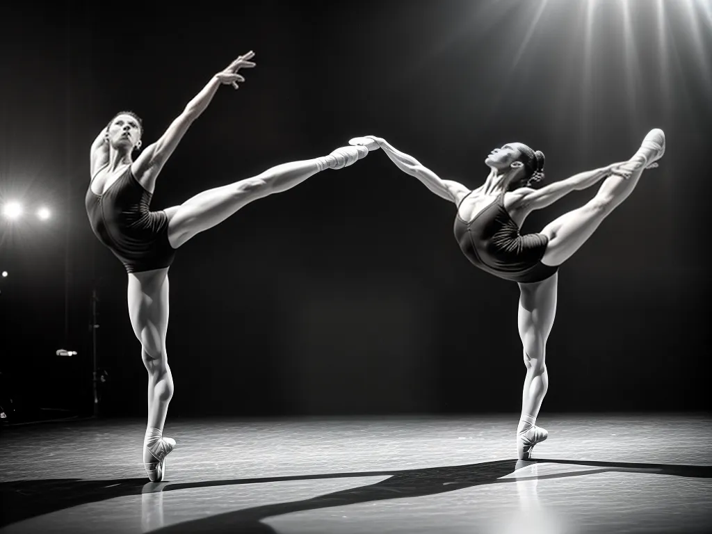 Fotos salto ballet danca intensa