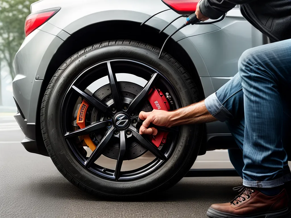 Fotos verificacao pneu mecanico seguranca