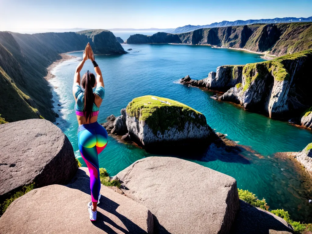 Fotos yoga natureza mulher saude