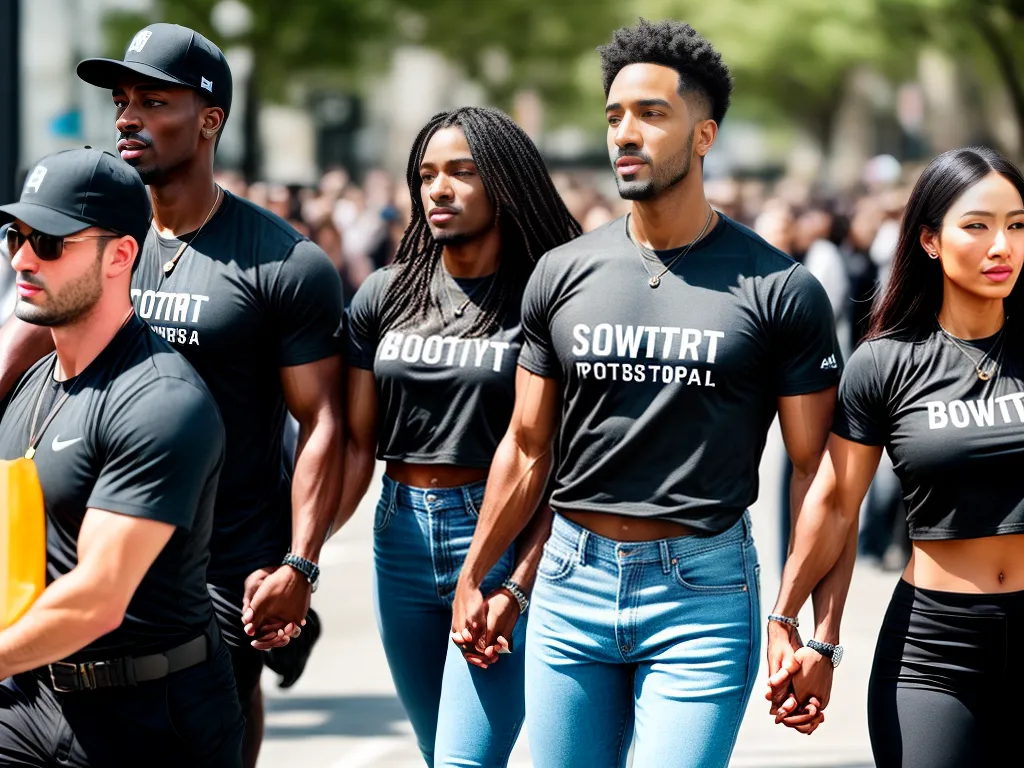 Fotos boicote uniao diversidade camisetas