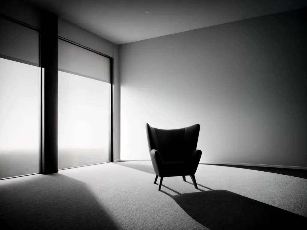 Fotos cadeira sombra minimalismo cinema 1