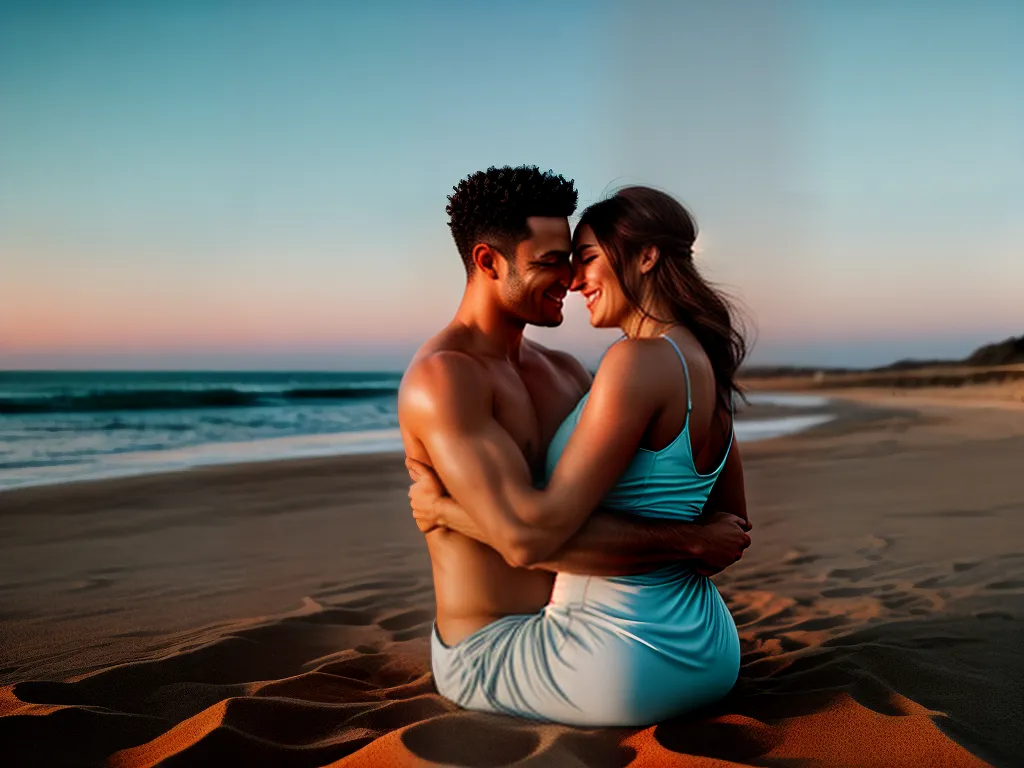 Fotos casal apaixonado praia por do sol 2