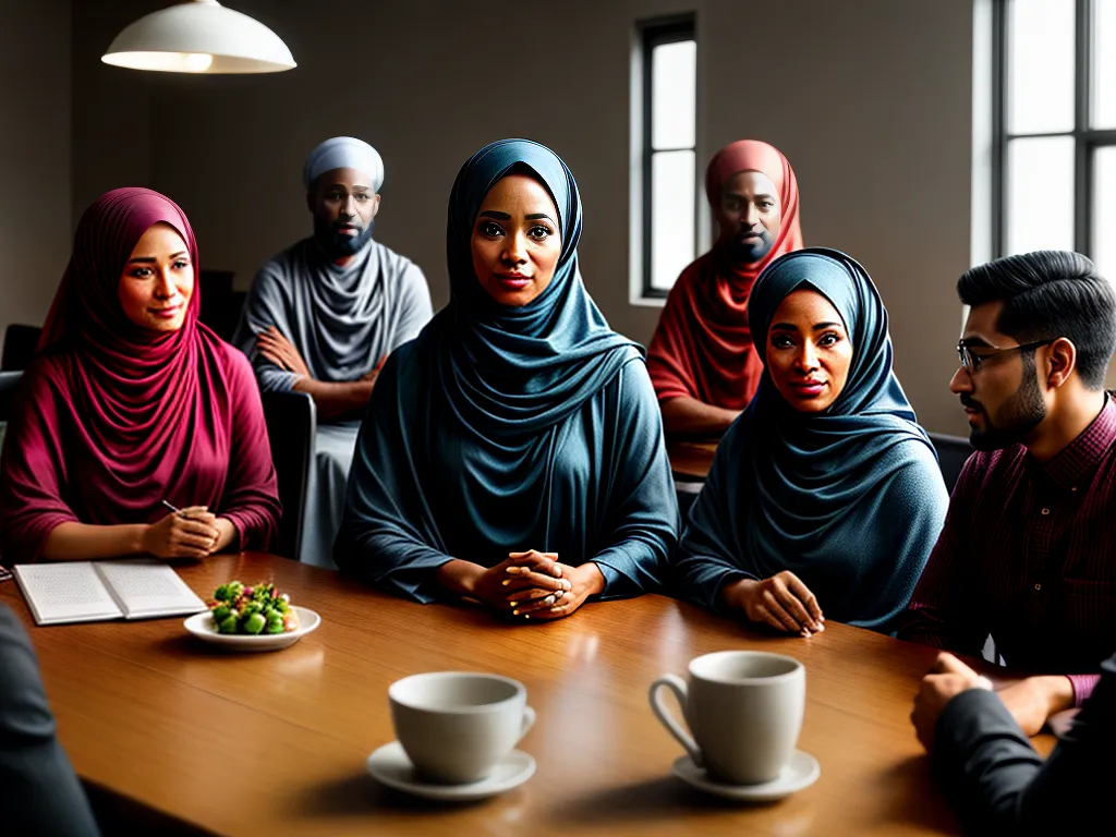 Fotos conversa grupo diverso humildade