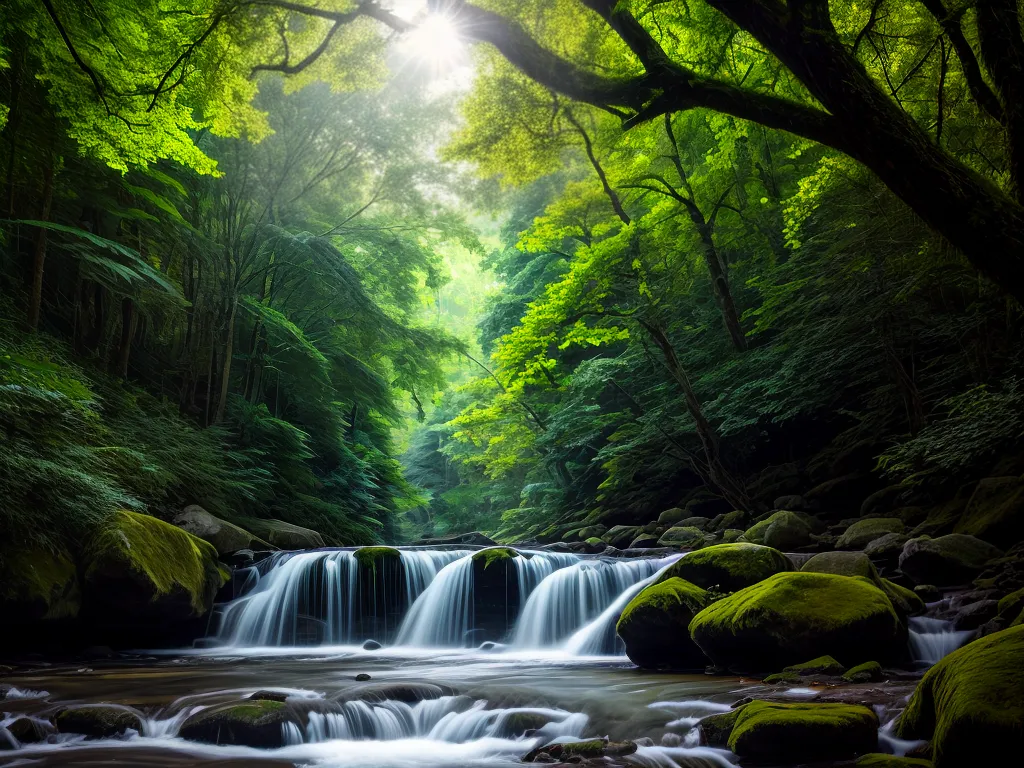 Fotos meditacao floresta serenidade natureza
