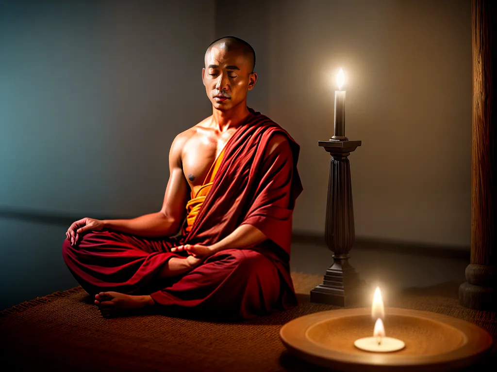 Fotos meditacao jardim serenidade budismo