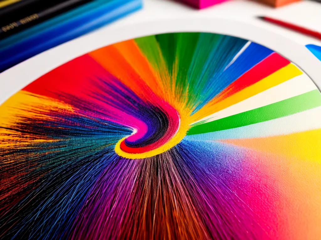 Fotos paleta cores vibrantes artista criativo