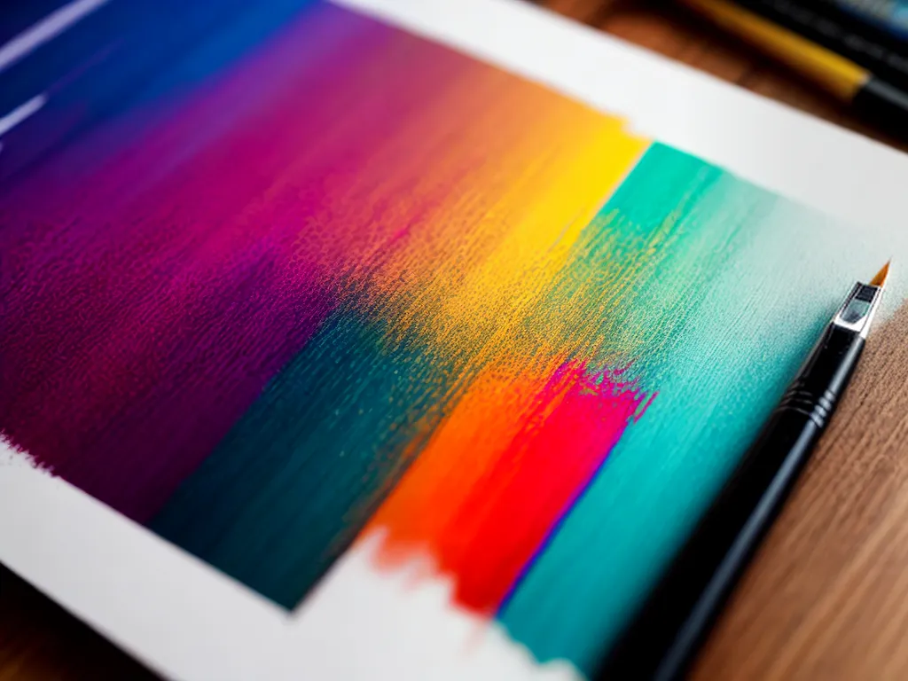 Fotos paleta cores vibrantes criatividade