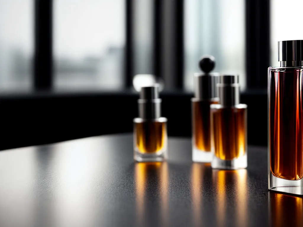 Fotos perfumes variedades superficie espelhada