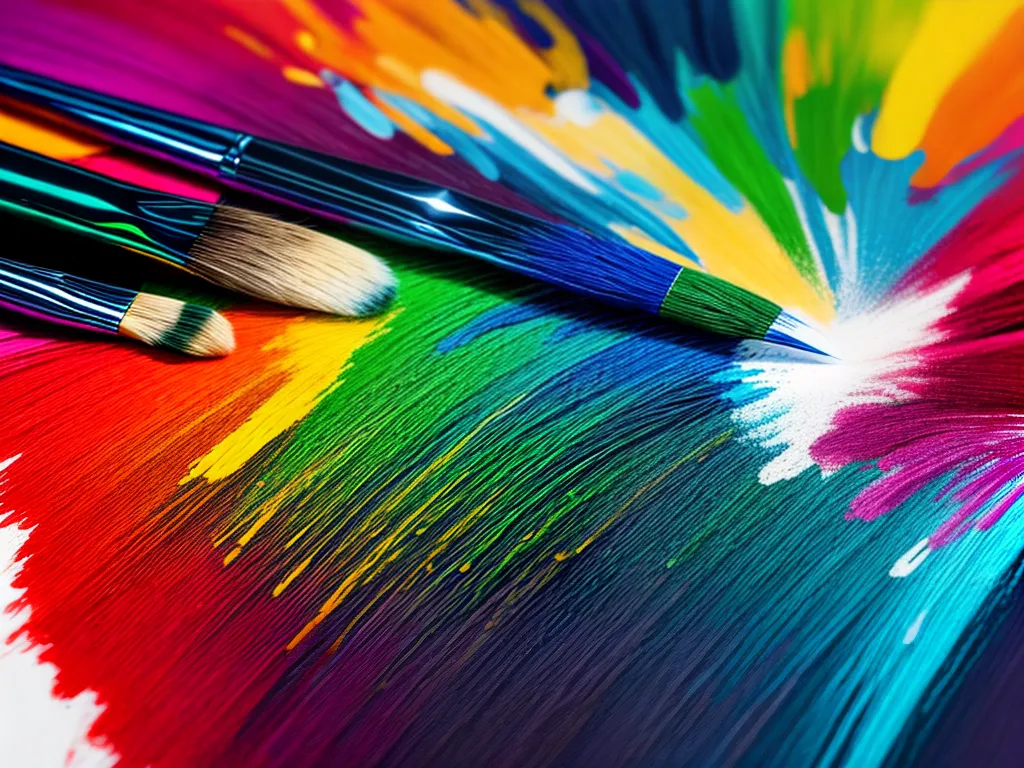 Fotos pincel cores criatividade inovacao