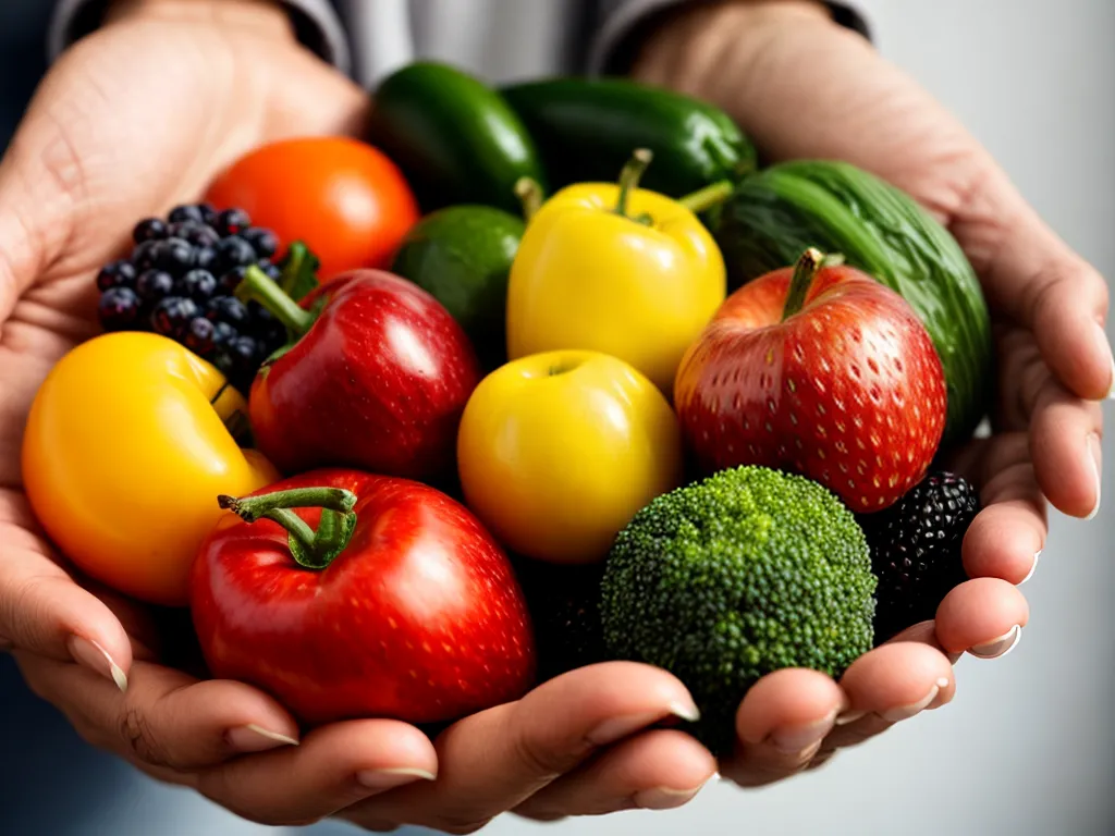 Fotos saude frutas legumes vibrantes