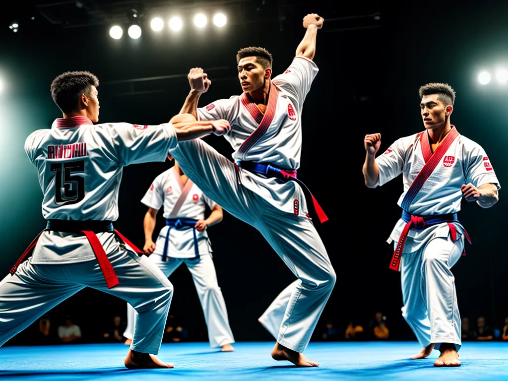 Fotos taekwondo pratica grupo forca disciplina