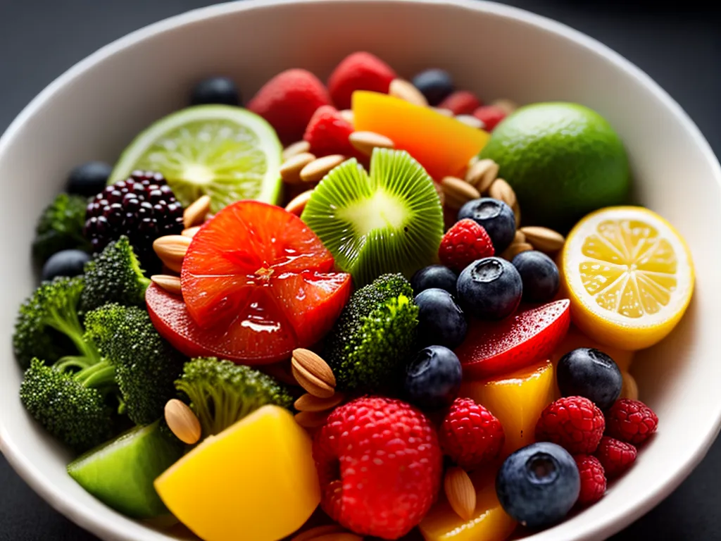 Fotos tigela alimentos coloridos saudaveis 1