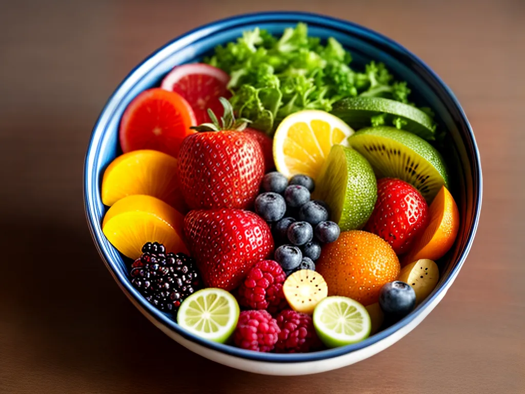 Fotos tigela alimentos coloridos saudaveis
